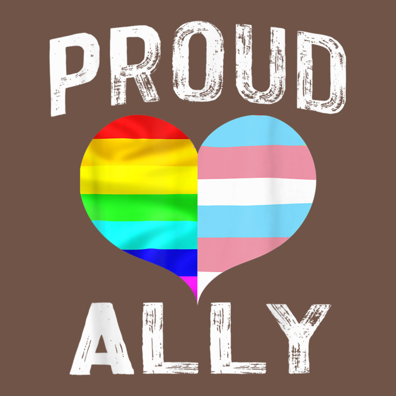 Proud Ally Lgbt Rainbow Heart Gay Pride Month Premium Sweatshirt by linhVisuals | Teevron