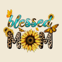Blessed Mom Sunflower Butterfly Mother's Day Premium Tee | Teevron