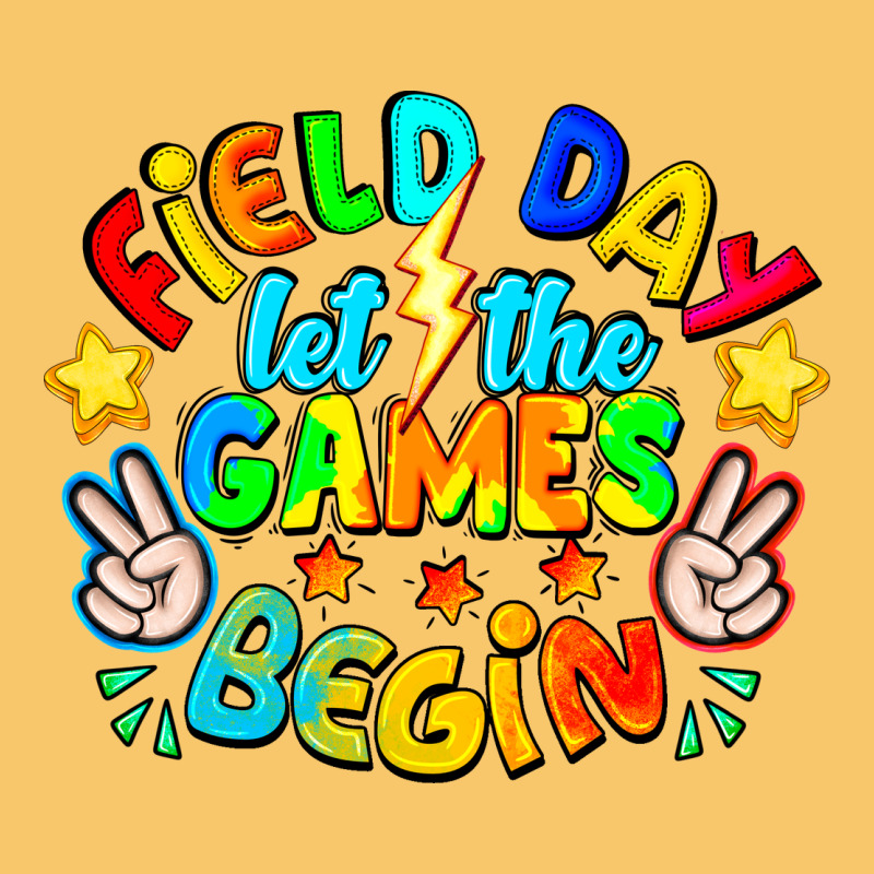 Field Day Let The Games Begin Vintage Hoodie by CowhideDigitalArt | Teevron