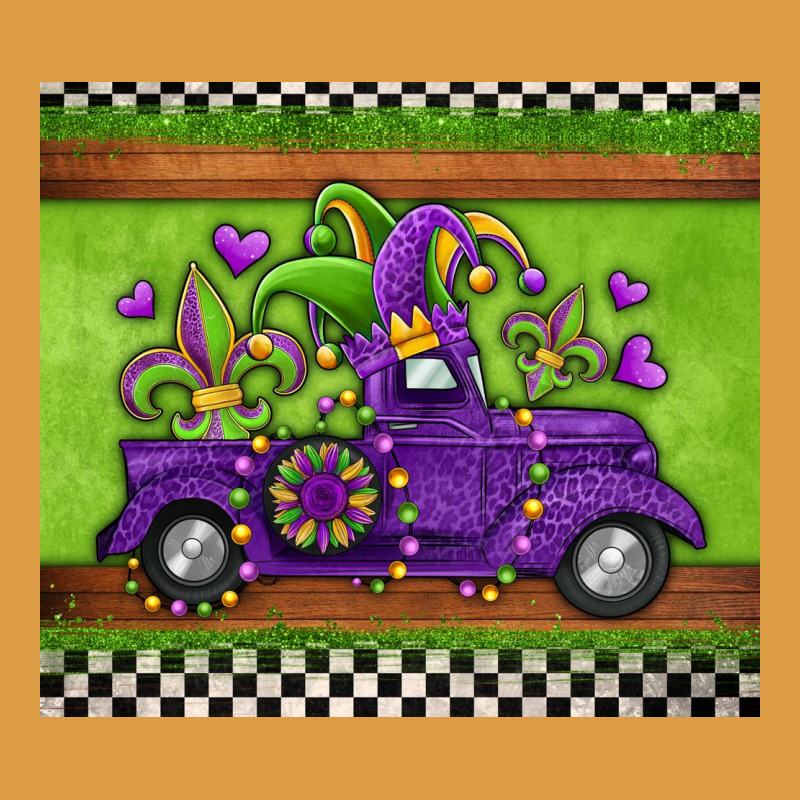 Mardi Gras Truck Urban Heavy Tee by Jasminsmagicworld | Teevron