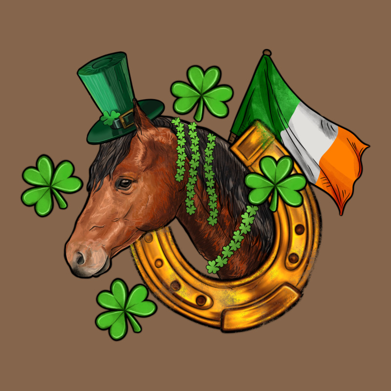 Horse With Horseshoe St. Patrick's Premium Tee by CowGirlArtShop | Teevron