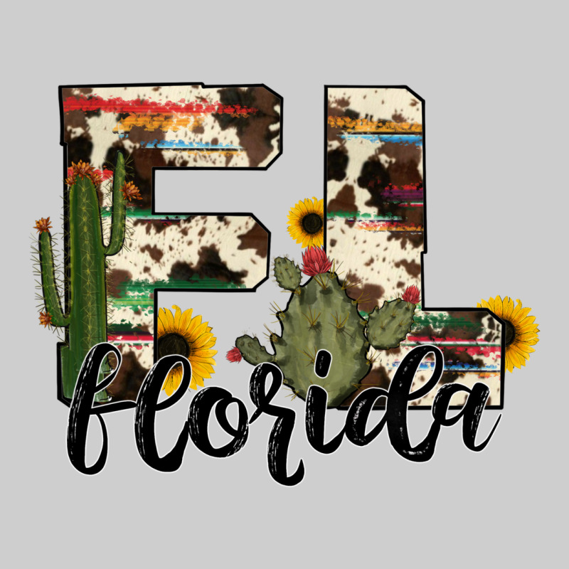 Florida State Cowhide Serape Cactus Premium Tee by RanaPortraitStore | Teevron