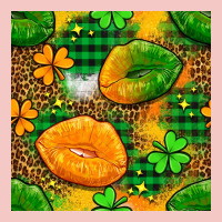 Irish Lips Seamless Pattern Digital Paper Urban Heavy Tee | Teevron