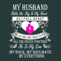 My Husband Holds The Key To My Heart Premium Sweatshirt | Teevron