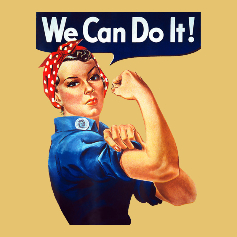 Rosie The Riveter Poster We Can Do It Feminist Retro Premium Sweatshirt by linhVisuals | Teevron