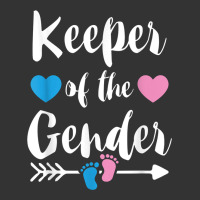 keeper of the gender reveal tee shirt girl or boy blue pink | Teevron