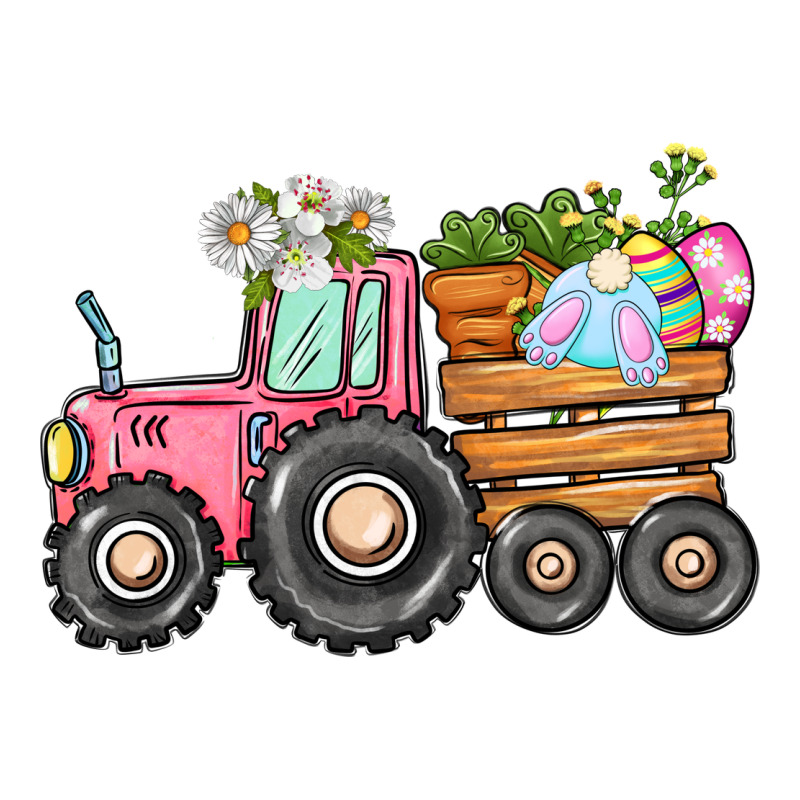 Easter Bunny Tractor Premium Tee by CowGirlArtShop | Teevron