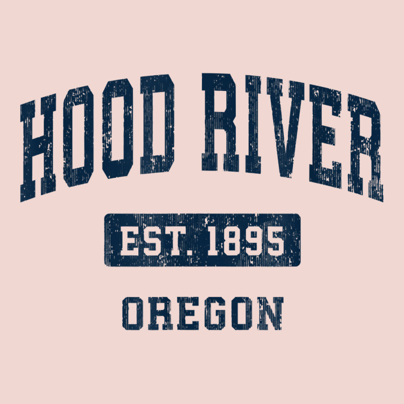 Hood River Oregon Or Vintage Sports Established Navy Design T Shirt Premium Sweatshirt by linhVisuals | Teevron