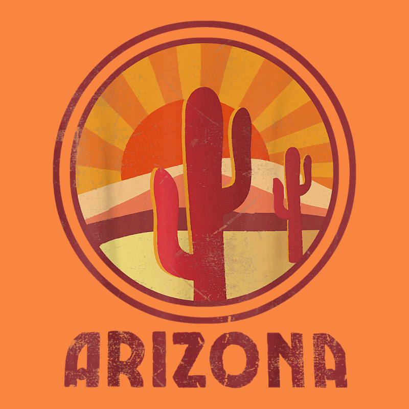 Arizona Cactus Sunset Scene Graphic T Shirt Premium Sweatshirt by linhVisuals | Teevron