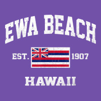 Ewa Beach Hawaii Hi Vintage State Athletic Style T Shirt Premium Sweatshirt | Teevron
