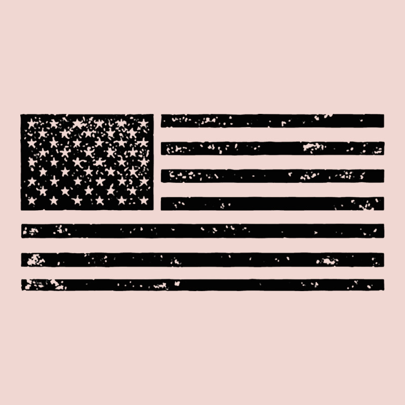 Black American Flag Distressed Effect Minimalist Premium Premium Sweatshirt by linhVisuals | Teevron