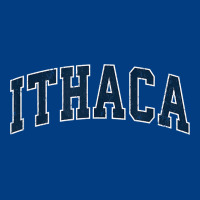 Ithaca New York Ny Vintage Sports Design Navy Design T Shirt Premium Sweatshirt | Teevron