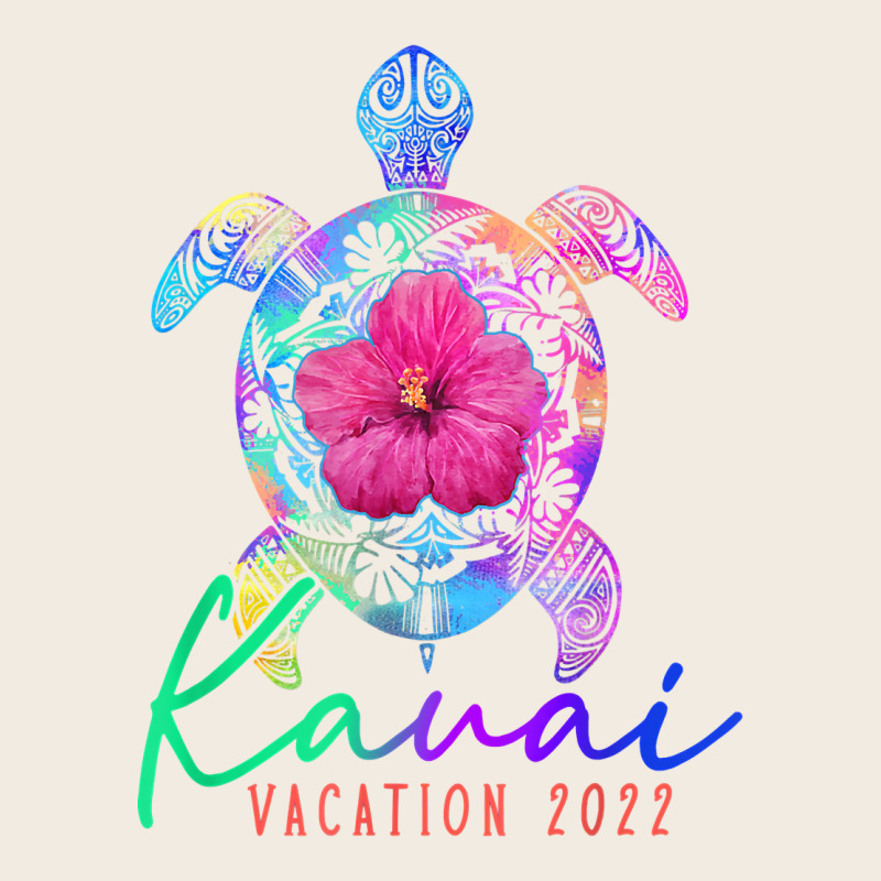Kauai Hawaii Vacation 2022 Sea Turtle Flower Tropical T Shirt Premium Sweatshirt by linhVisuals | Teevron
