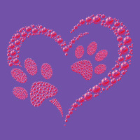 Funny Valentine Day Gift T  Shirt Paw Print Heart Dog Cat Owner Lover Premium Sweatshirt | Teevron