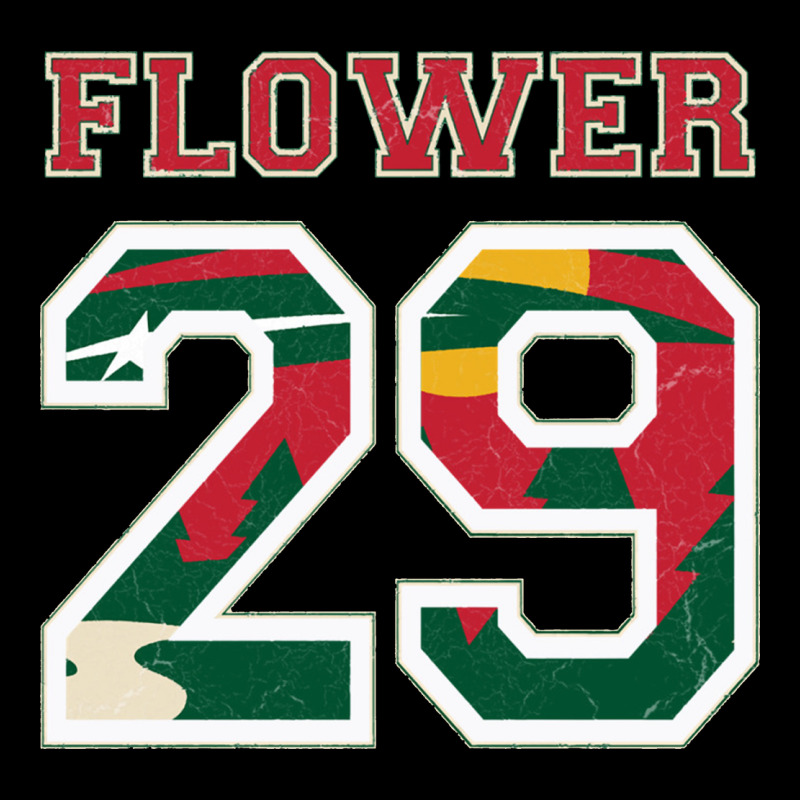 Flower 29 Wild Goalie Fleury Minnesota Pro Ice Hockey Design Premium Sweatshirt by linhVisuals | Teevron
