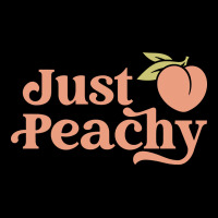 Just Peachy Retro 70s Georgia Peaches Summer Fruit Premium Sweatshirt | Teevron