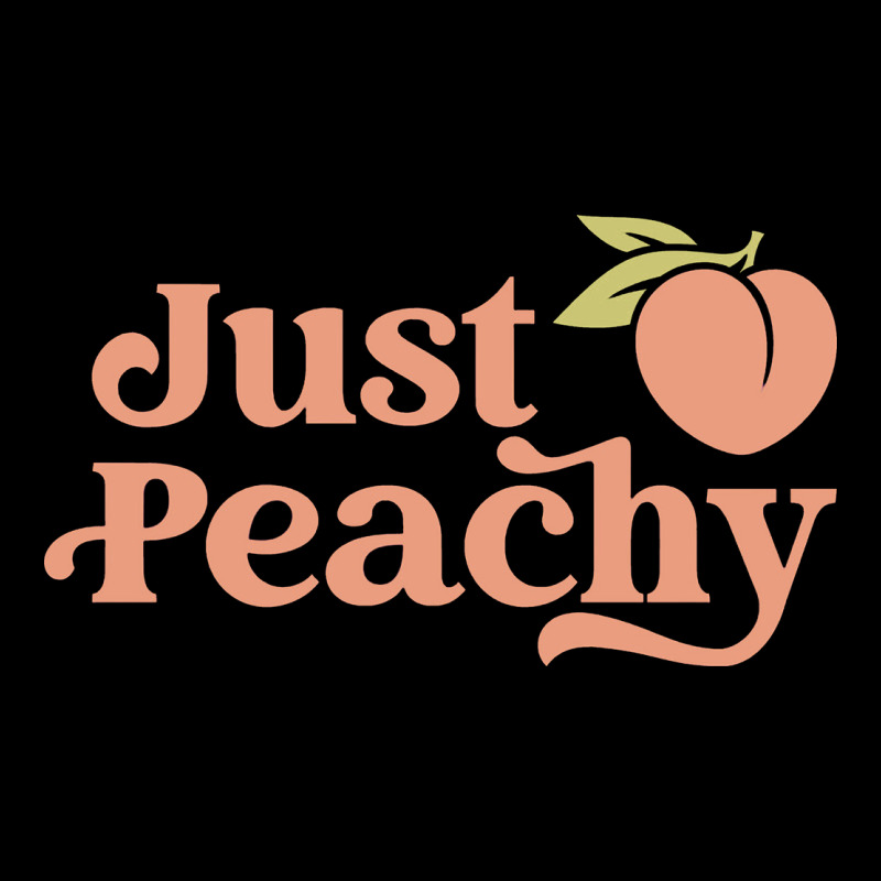 Just Peachy Retro 70s Georgia Peaches Summer Fruit Premium Sweatshirt by linhVisuals | Teevron
