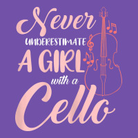Never Underestimate A Girl With A Cello Premium Sweatshirt | Teevron