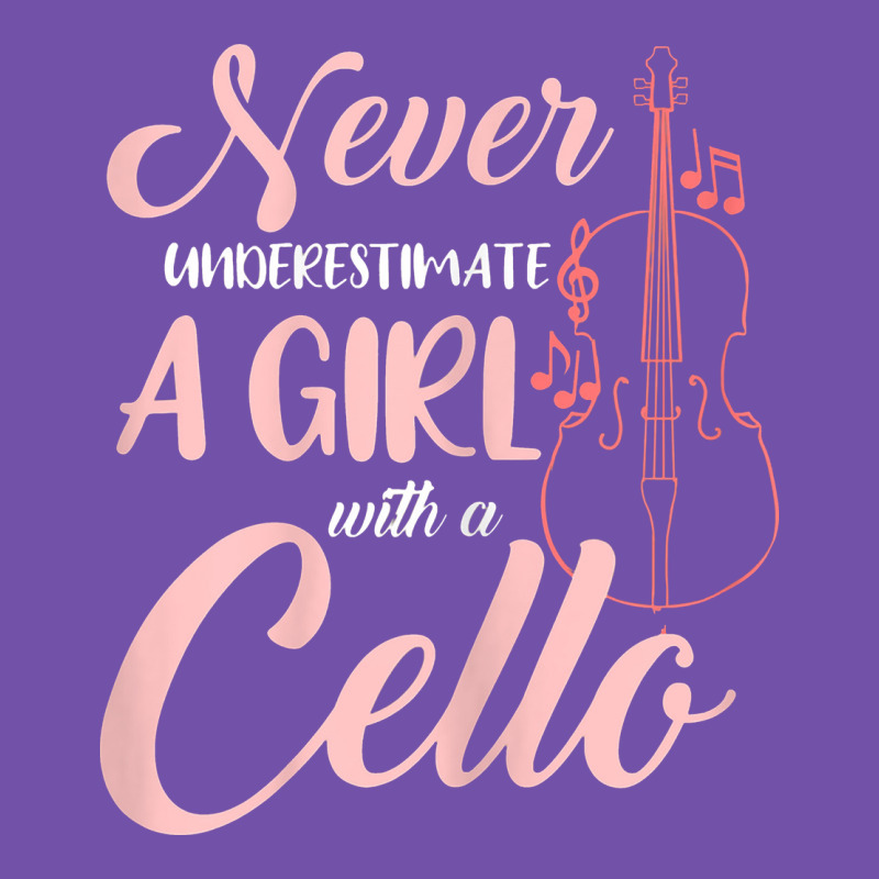 Never Underestimate A Girl With A Cello Premium Sweatshirt by linhVisuals | Teevron