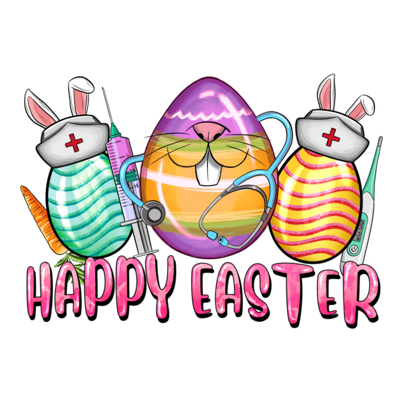 Happy Easter Nurse Eggs Easter Day Premium Tee by CowGirlArtShop | Teevron