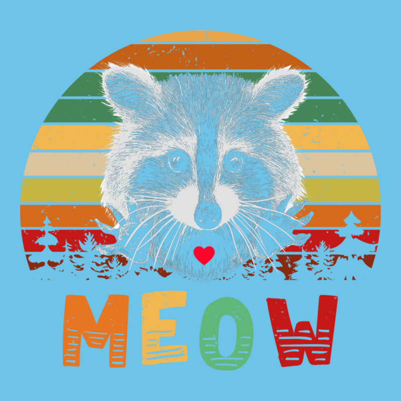 Funny Vintage Raccoon Meow Raccoon Lovers Premium Sweatshirt by linhVisuals | Teevron