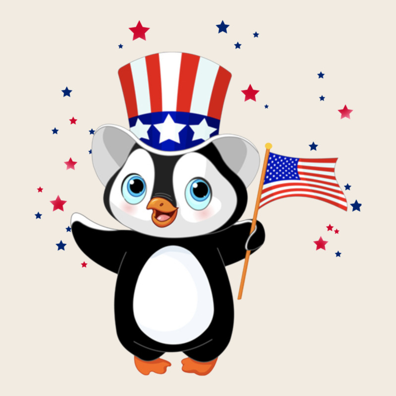 Penguin American 4th Of July Penguin American Flag Premium Sweatshirt by linhVisuals | Teevron
