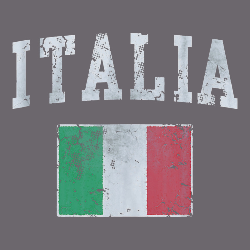Vintage Italia Italian Flag Italy Italiano Premium Sweatshirt by linhVisuals | Teevron