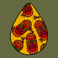 African Masks Teardrop  5 Long Sleeve Tee | Teevron