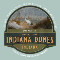 Indiana Dunes National Park Lake Michigan Beach Trails T Shirt Premium Sweatshirt | Teevron