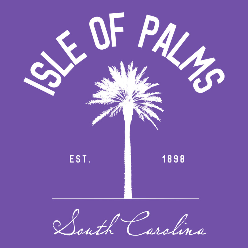 Isle Of Palms Sc Palm Tree Isle Of Palms Beach Gift Pullover Hoodie Premium Sweatshirt by linhVisuals | Teevron