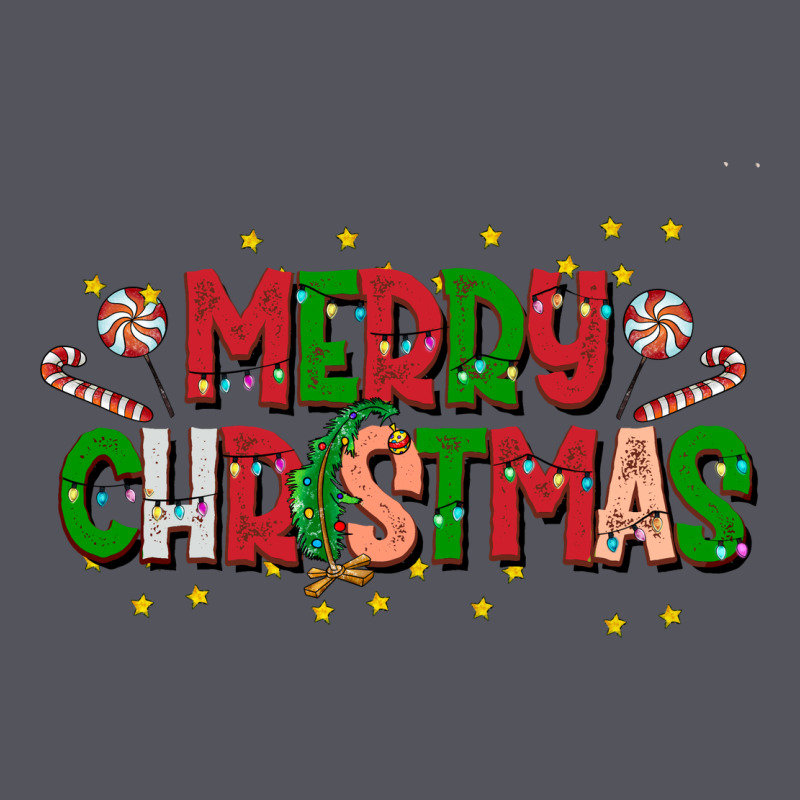 Festive Merry Christmas Greeting Vintage Hoodie by CowhideDigitalArt | Teevron
