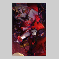 Hazbin, Hazbin Hotel Alastor, Jeby,angel Dust, Demon Premium Sweatshirt | Teevron