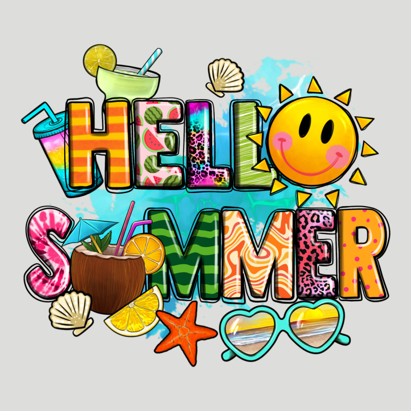 Hello Summer Zipper Hoodie by JahusDesignShop | Teevron