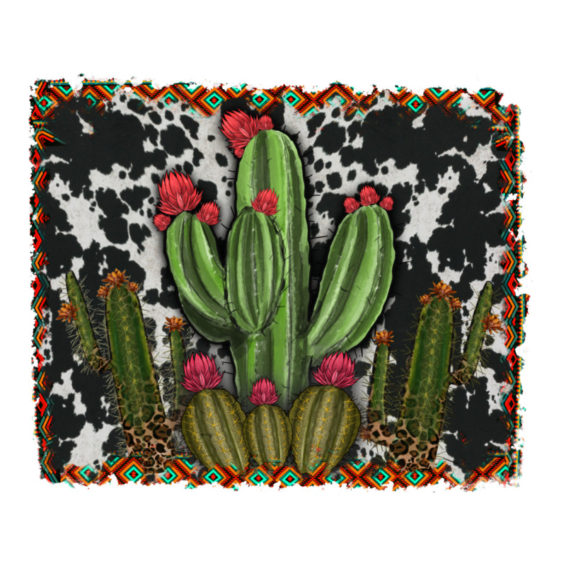Aztec Cowhide Cacti Premium Tee by RanaPortraitStore | Teevron