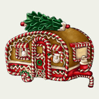 Caravan Gingerbread Urban Heavy Tee | Teevron
