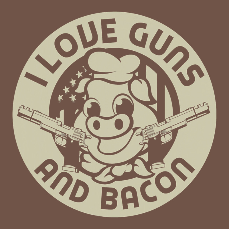 I Love Guns Bacon Pork Pig Funny Gun Premium Sweatshirt by linhVisuals | Teevron