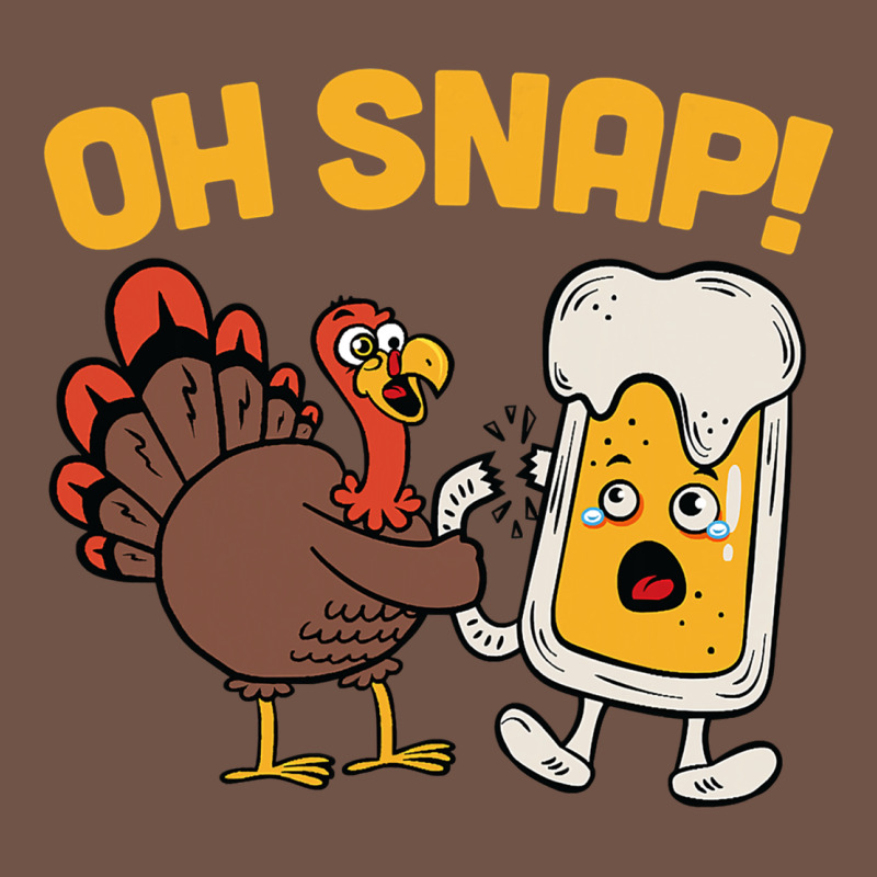 Oh Snap Thanksgiving Cute Turkey Day Premium Sweatshirt by linhVisuals | Teevron