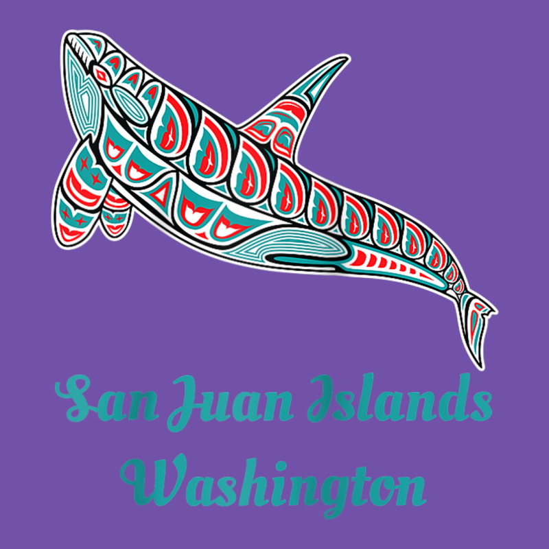 San Juan Islands Upward Orca Killer Whale Native American Raglan Baseb Premium Sweatshirt by linhVisuals | Teevron