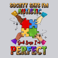 Society Says I'm Autistic God Says I'm Perfect Heavyweight Sweatshirt | Teevron