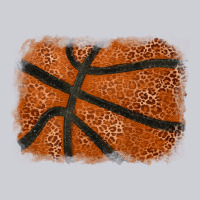 Basketball Leopard Glitter Background Classic Tee | Teevron