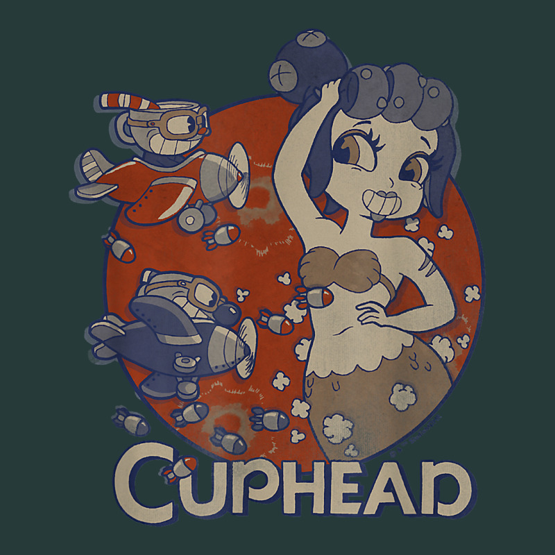 Cuphead Cala Maria Airplane Attack T Shirt Premium Sweatshirt by linhVisuals | Teevron