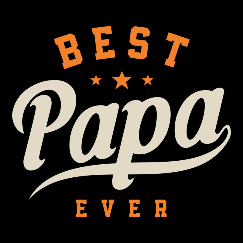 Mens Best Papa Ever Funny Fathers Day Premium Sweatshirt by linhVisuals | Teevron