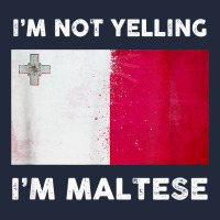 I'm Not Yelling I'm Maltese Shirt  Malta Flag T Shirt Premium Sweatshirt | Teevron