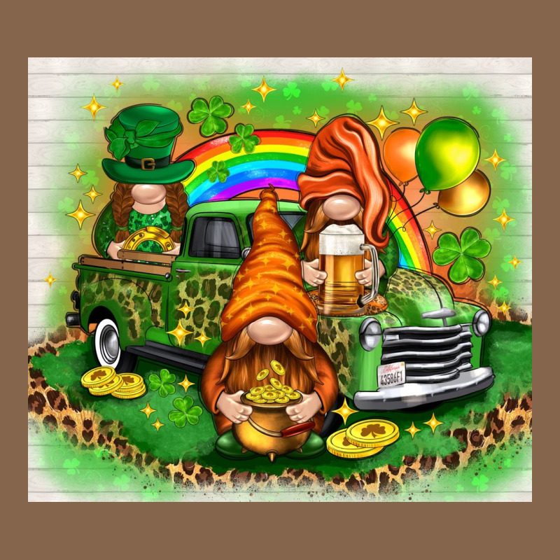 St. Patrick's Day Gnomies With Truck Tumbler Premium Tee by HowdyJamesFarm | Teevron