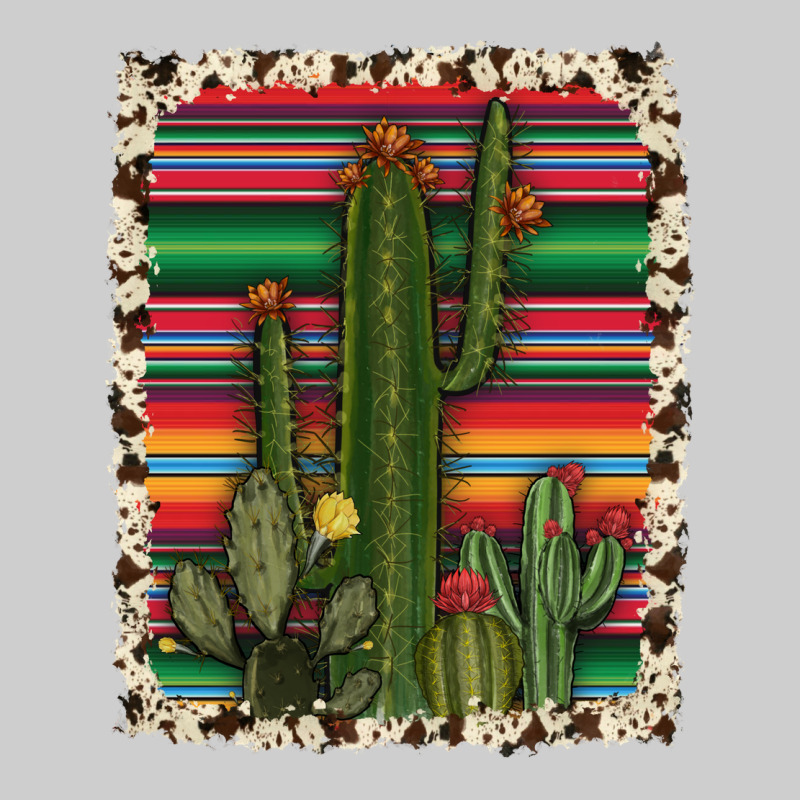 Serape Cowhide Cacti Premium Tee by RanaPortraitStore | Teevron