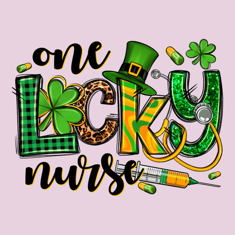 St. Patrick's Day One Lucky Nurse Ladies Tee by OliviaCreatesArt | Teevron