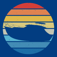 Boat T  Shirt Boat Trip Silhouette On A Distressed Retro Sunset Produc Premium Sweatshirt | Teevron
