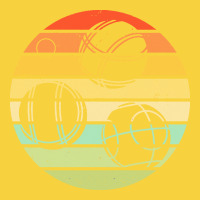 Bocce Ball T  Shirt Bocce Ball Silhouette On A Distressed Retro Sunset Premium Sweatshirt | Teevron