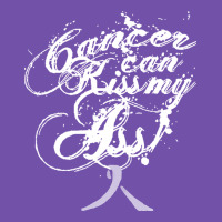 Brain Cancer T  Shirt Cancer Can Kiss My Ass! Brain ( Gray Ribbon) T Premium Sweatshirt | Teevron