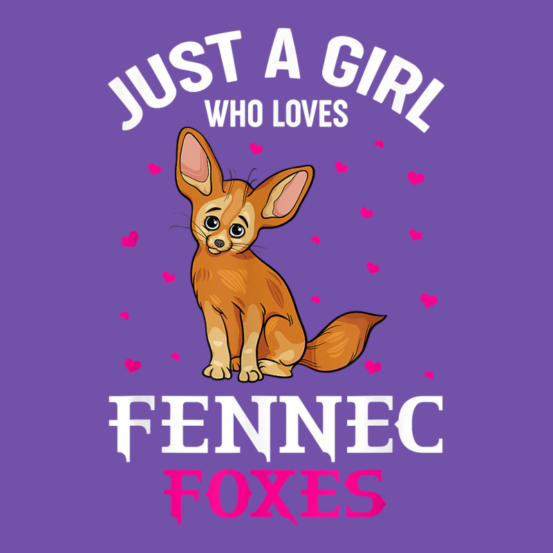 Fennec Fox Just A Girl Who Loves Fennec Foxes T Shirt Premium Sweatshirt by linhVisuals | Teevron